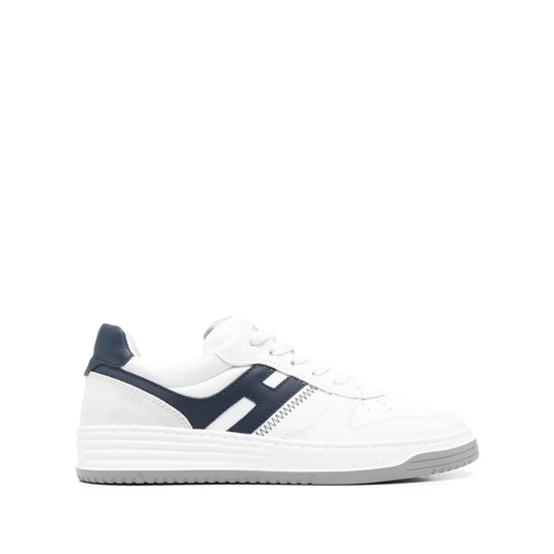 Hogan Low-Top Sneaker H630 Calf Leather And Suede Sneakers White