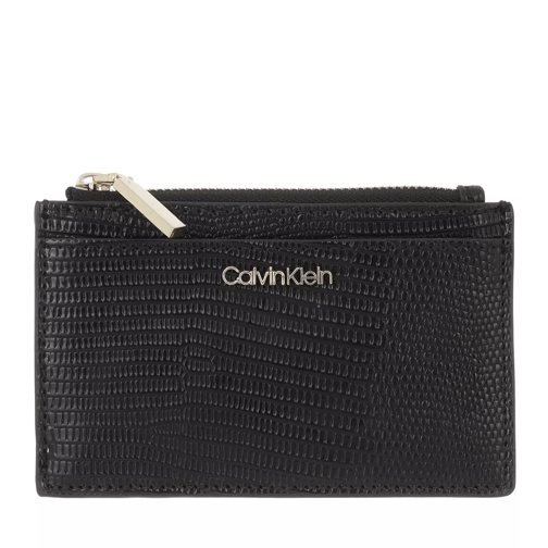 Calvin Klein CK Must Cardholder Large Lizard CK Black Porta carte di credito