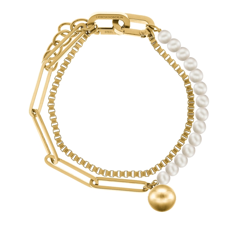 Liebeskind Berlin Armband Edelstahl The Material Mix gold(Image 3)