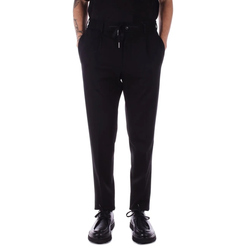 Tagliatore Pantalons décontractés Trousers Black schwarz