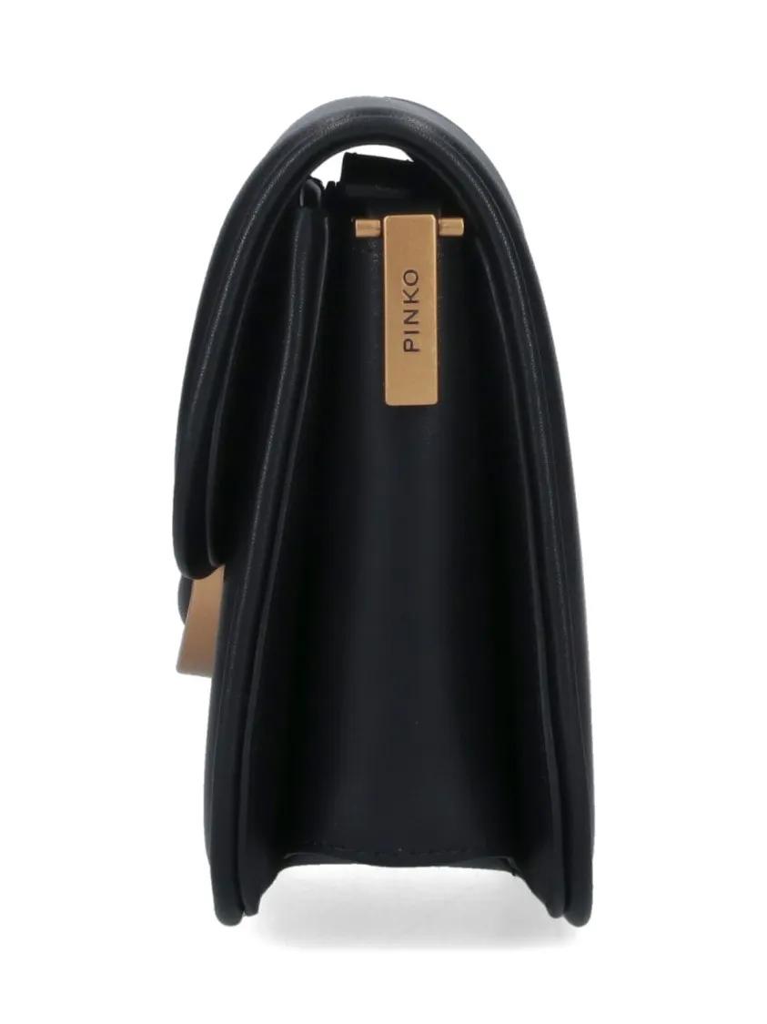 pinko Hobo bags Mini "Love Box Bag" – Black in zwart