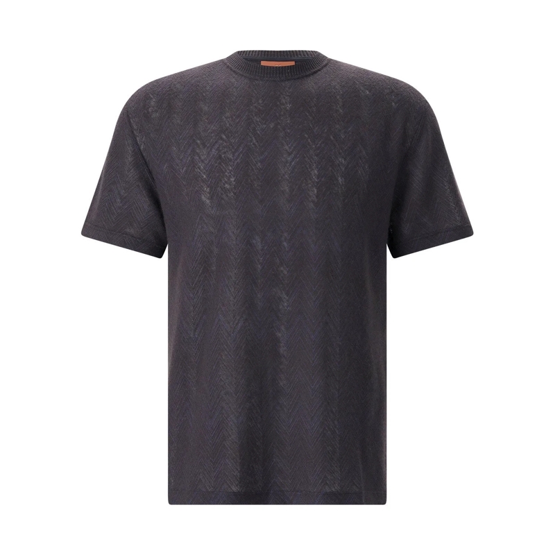 Missoni T-Shirt T-Shirt aus Kaschmir-Mix rot
