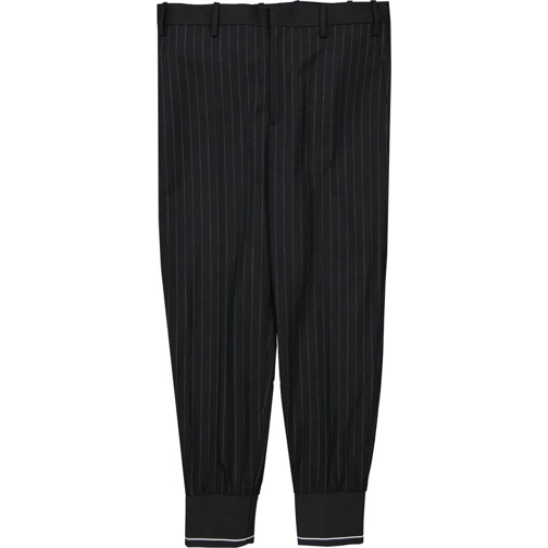 Neil Barrett Freizeithosen Neil Barrett Wool Striped Pants schwarz