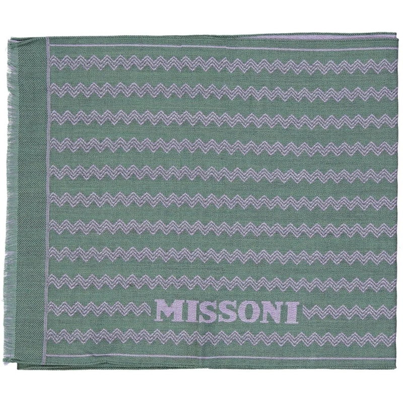 Missoni T-Shirt MISSONI Wool Scarf grün