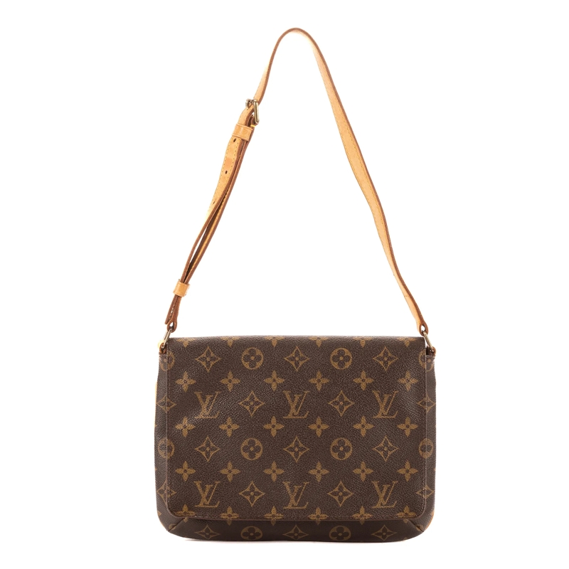 Louis Vuitton Schultertasche Musette Tango braun