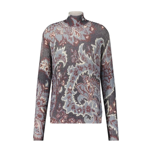 Etro Rollkragen Pullover aus Strick Multicolor 