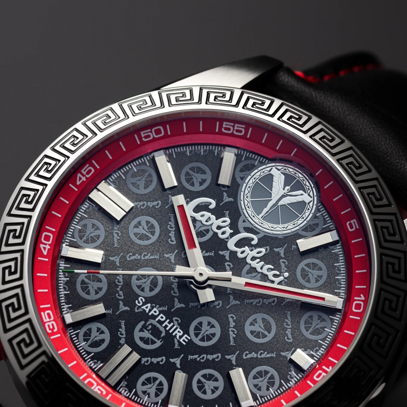 Carlo Colucci Automatikuhr Herrenuhr CC300 . schwarz(Image 4)