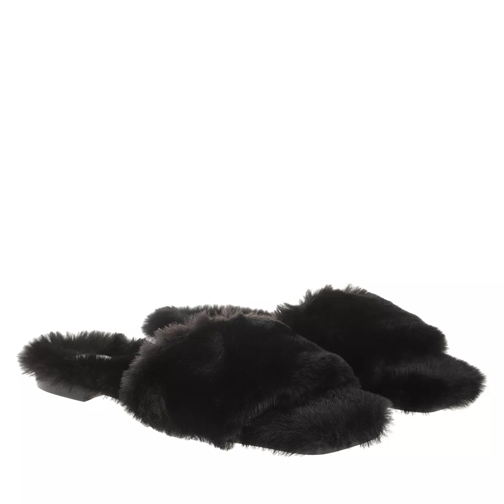 Hugo Lola Slipper Fur  Black Slip-in skor