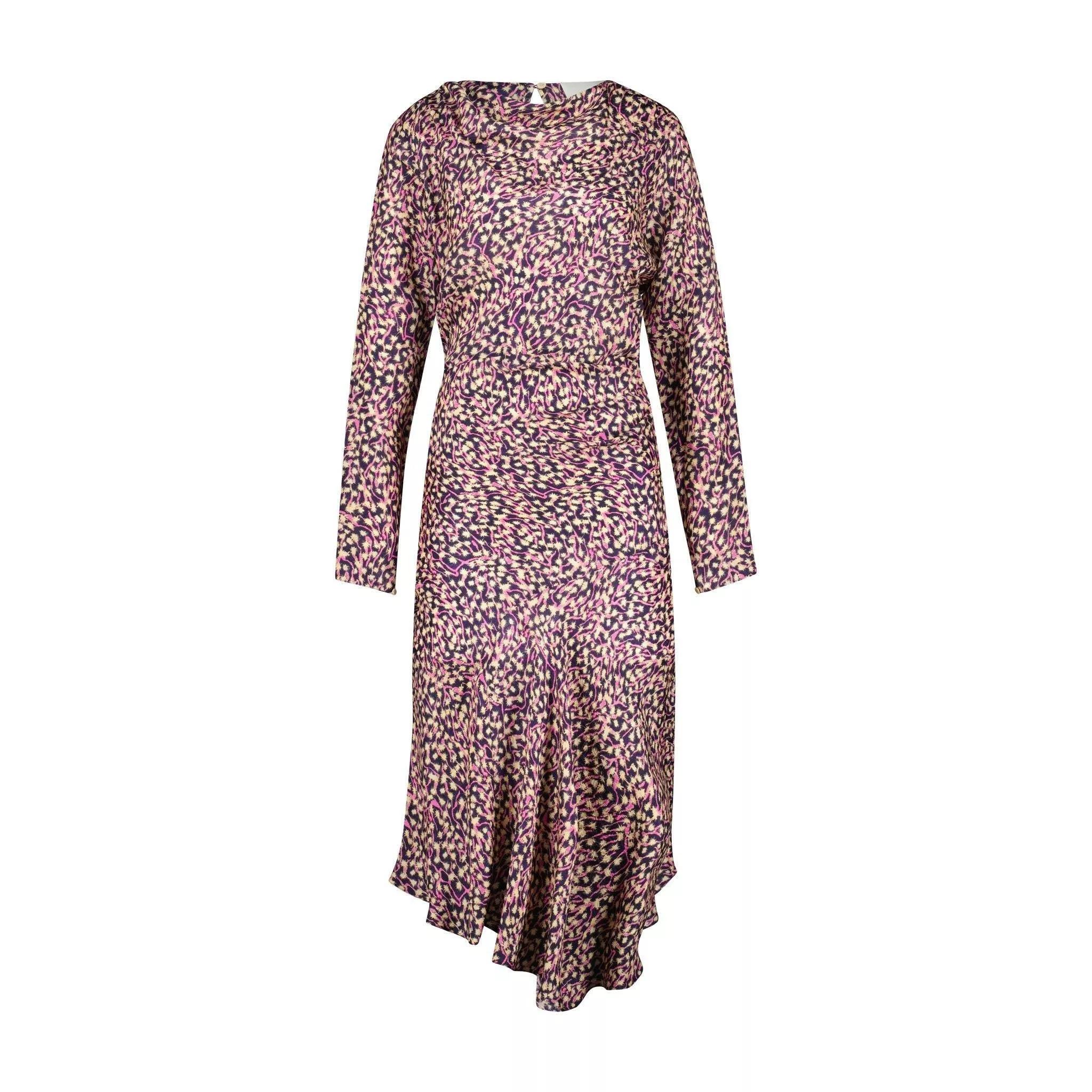 Thumbnail - Isabel Marant - Kleid Ulani aus Seiden-Mix 47702206906714 - Größe 38 - multi