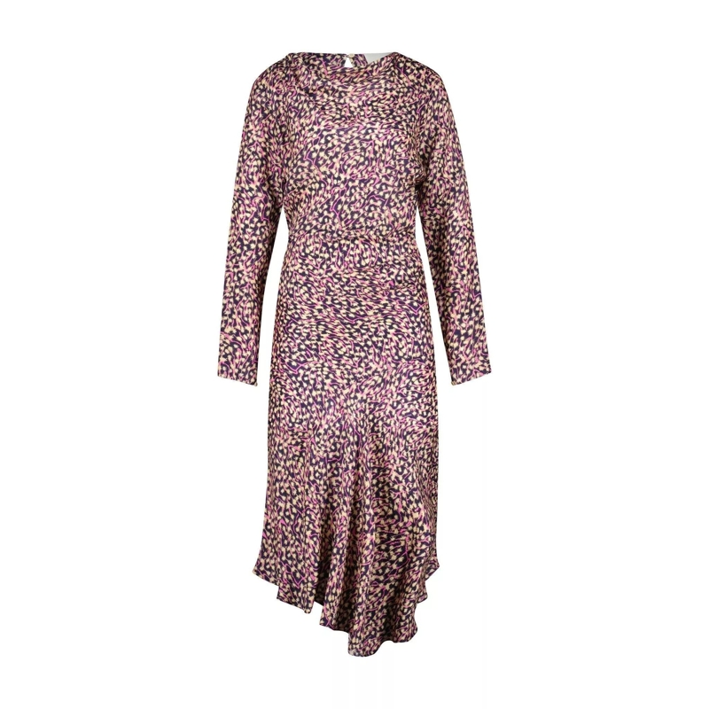 Isabel Marant  Kleid Ulani aus Seiden-Mix 47702206906714 Multicolor