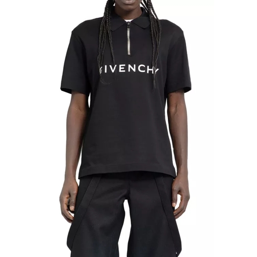 Givenchy Logo Polo Shirt Black 
