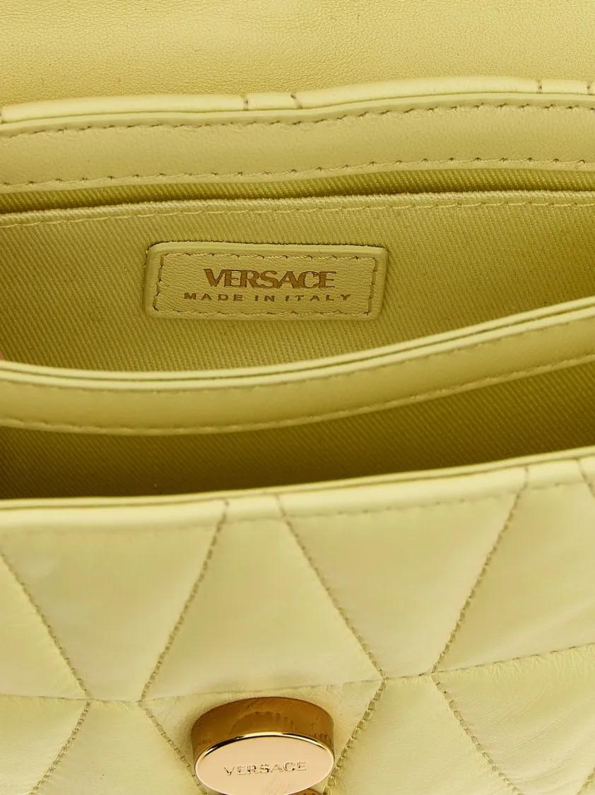 Versace Clutches 'Mini Kleio' Clutch in geel