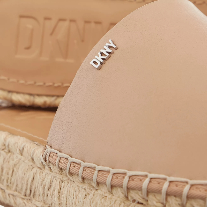DKNY Slides Camillo Platform Slide Espadrille New Nude(Image 3)