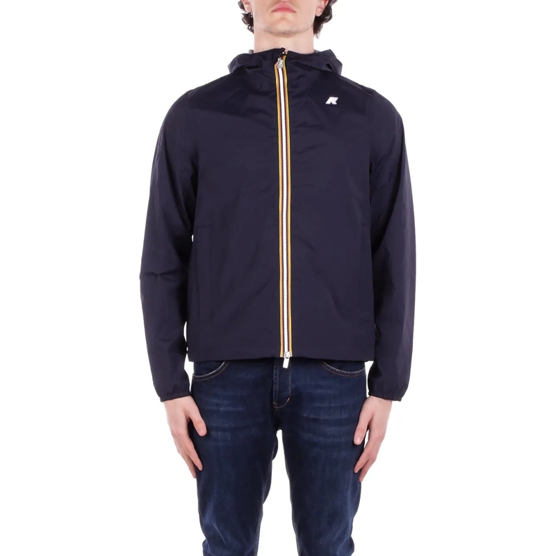 K-Way Parka Coats Blue Depth dunkelblau