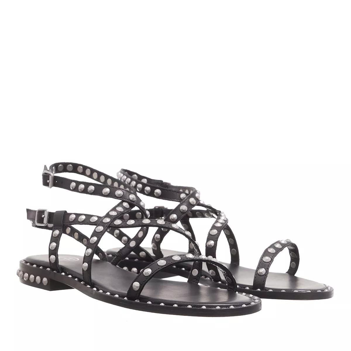 Ash Petra Black Strappy Sandal