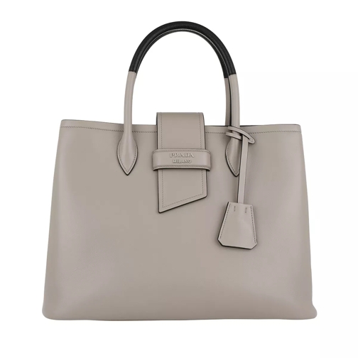 Prada Shopping Bag Soft Calf Pomice/Nero Shopper