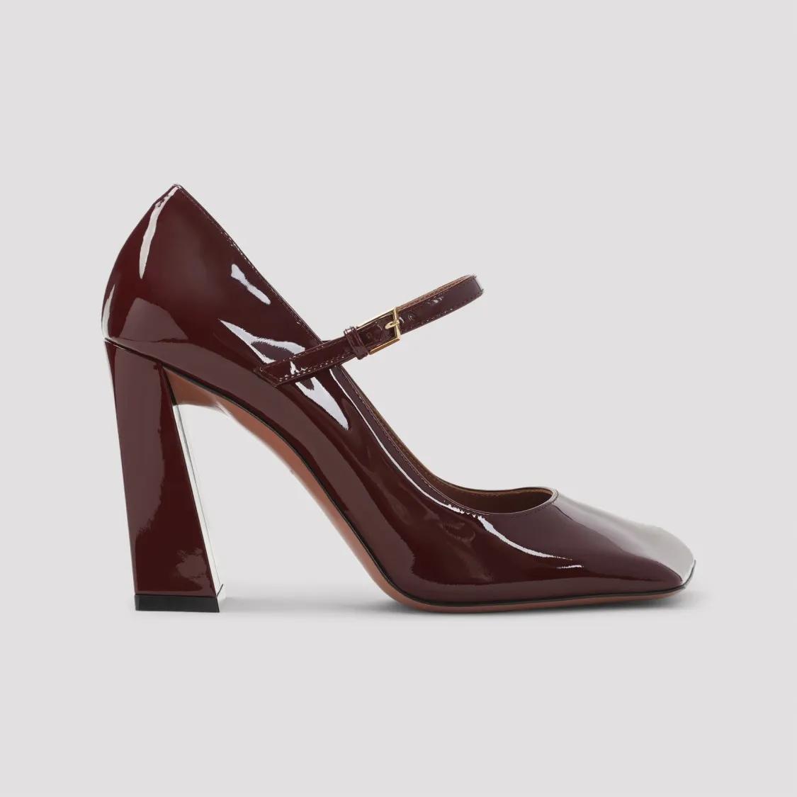 Thumbnail - Amina Muaddi Hohe Schuhe - High-Heeled Pumps With Patent Leather Finish - Gr. 37,5 (EU) - in Schwarz - für Damen