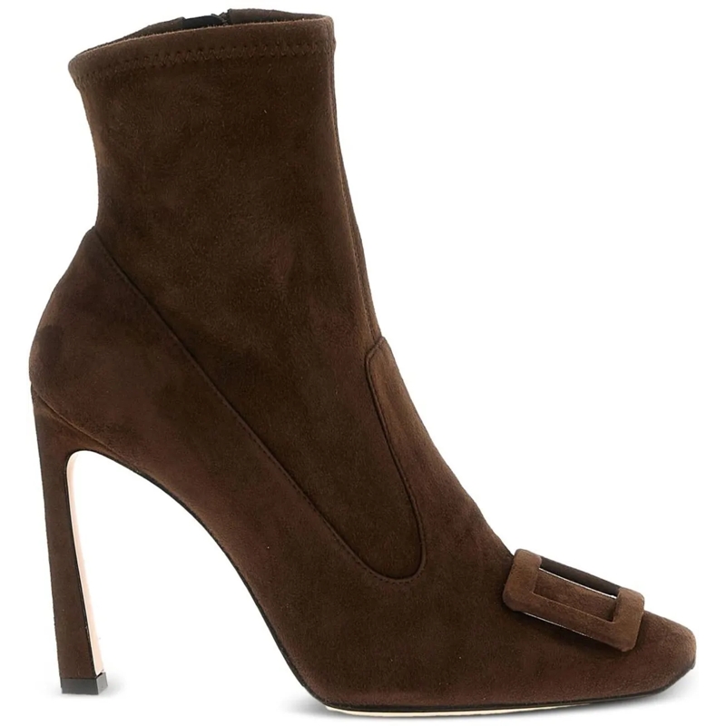 Roger Vivier Stiefel Boots Brown braun