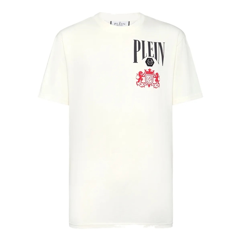 Philipp Plein T-Shirt T-Shirt Racing weiss(Image 6)