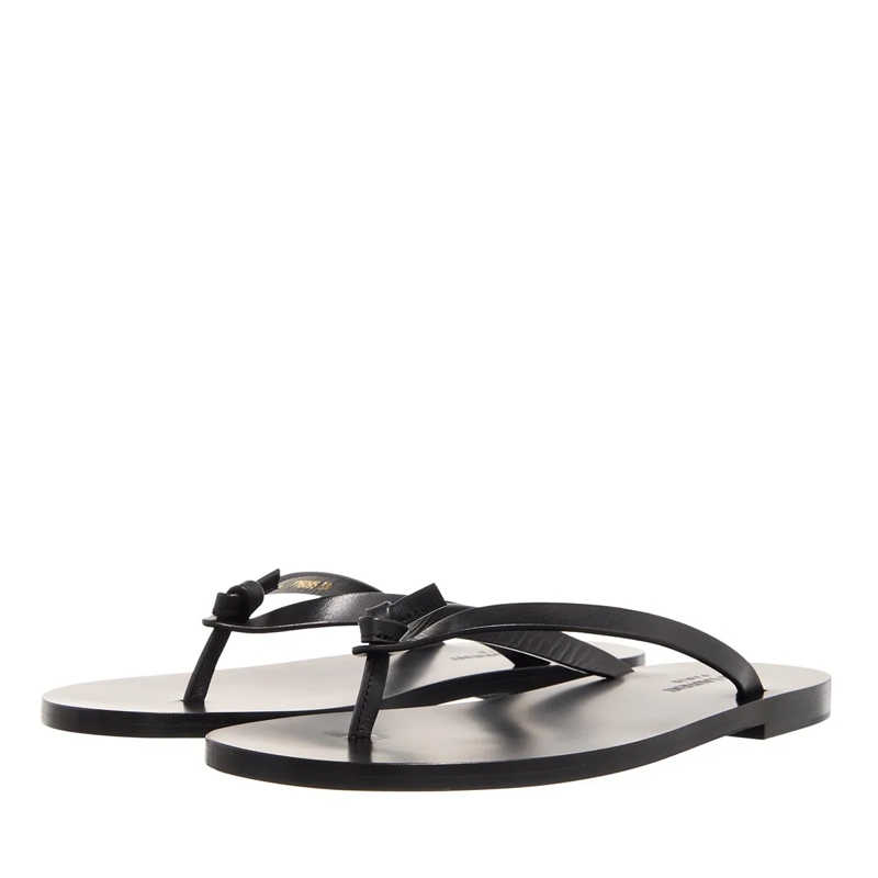 Saint Laurent Flip Flops Laguna Flip Flop Sandals Black
