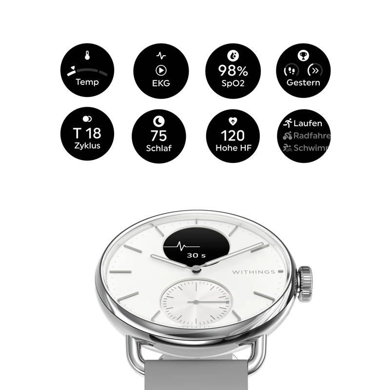 Withings Automatikuhr Scanwatch 2 weiss(Image 8)