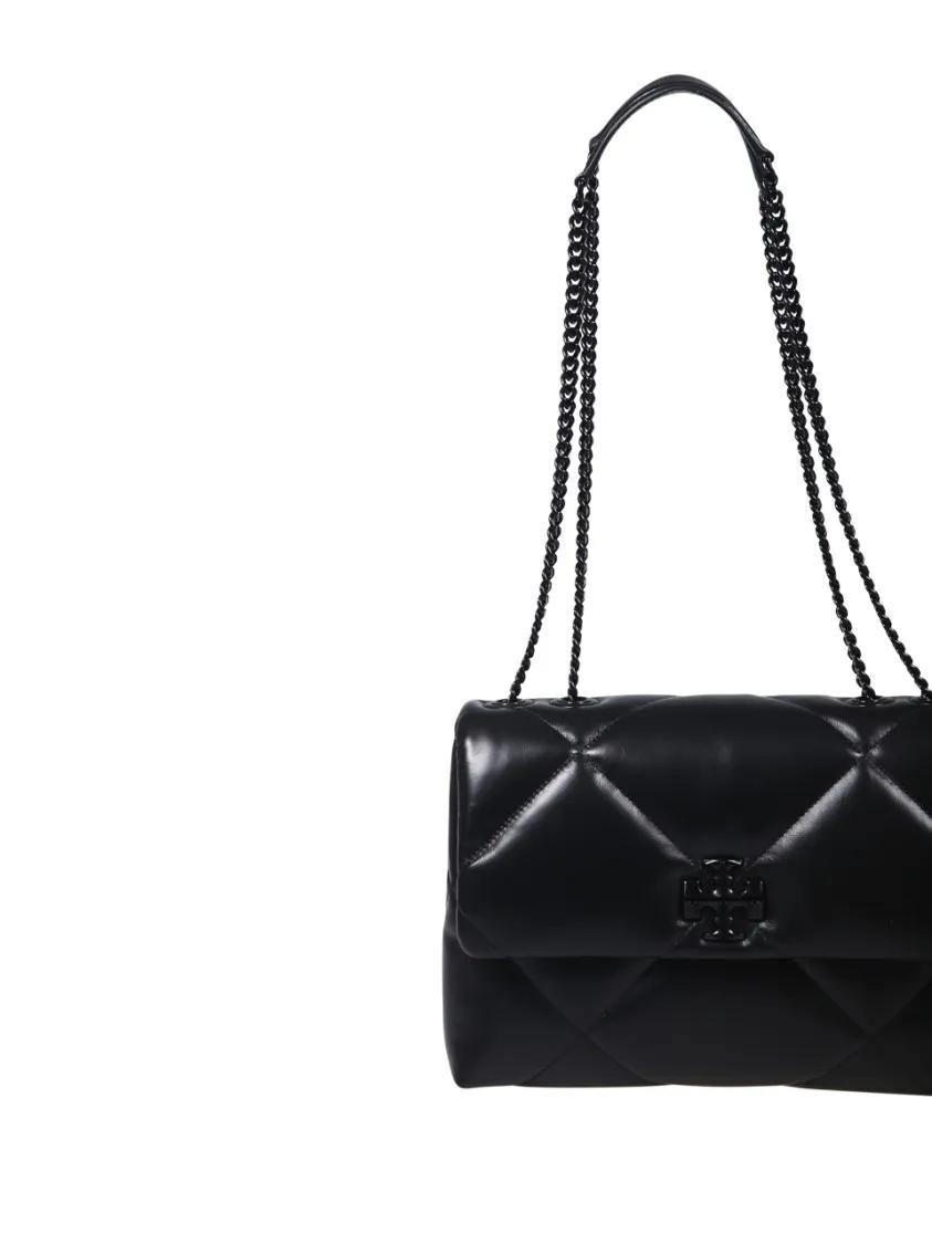 TORY BURCH Hobo bags Kira Diamond Quilt Powder Coated Convertible Shoul in zwart