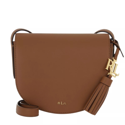 Lauren Ralph Lauren Caley Mini Saddle Bag Field Brown/Monarch Orange Saddle Bag