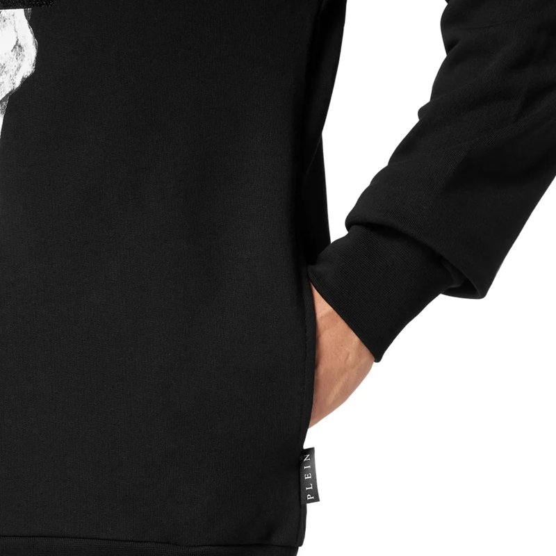 Philipp Plein Top Hoodie Skull schwarz(Image 3)