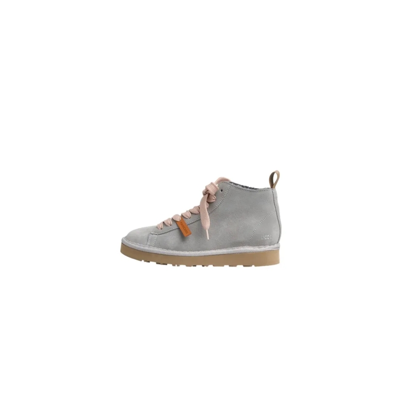 Panchic Sneaker basse Light Grey Sneakers With Powder Pink Laces Grey