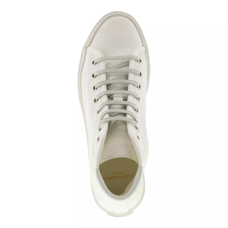 Saint Laurent High-Top-Sneaker Malibu Hightop Sneaker Blanc Optique(Image 5)