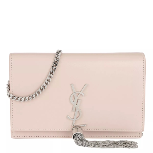 Saint Laurent Kate Chain Tassel Wallet Leather Marmo/Rosa Crossbody Bag