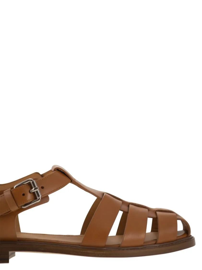 Thumbnail - Church's Sandalen - Fisher - Calfskin Sandal - Gr. 37,5 (EU) - in Braun - für Damen