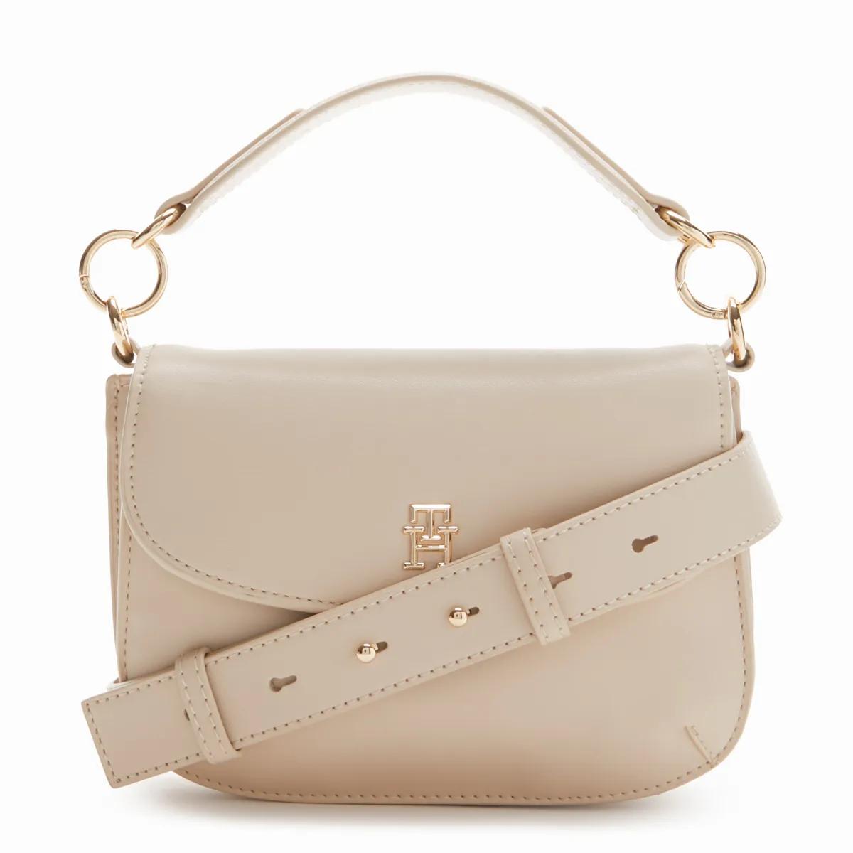 Tommy Hilfiger Crossbody Bags - Tommy Hilfiger Chic Beige Umhängetasche AW0AW16686 - Gr. unisize - in Beige - für Damen