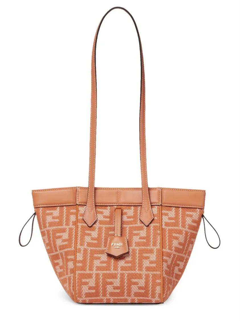 Fendi Bucket bags Mini "Origami" Bag in oranje
