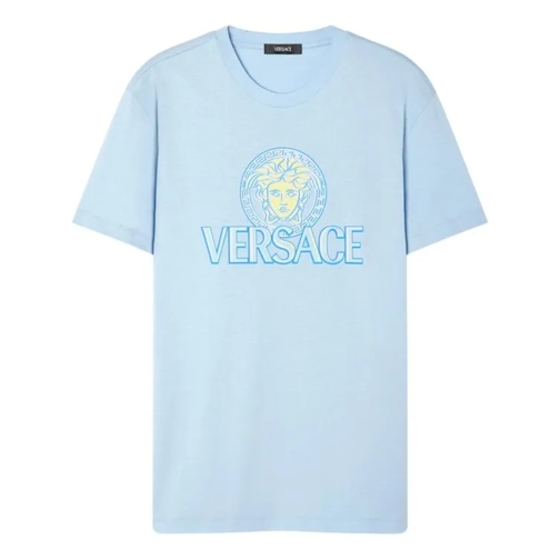 Versace Blue Medusa T-Shirt Blue 