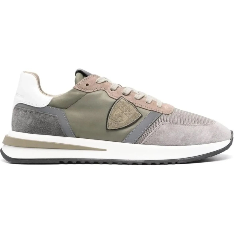 Philippe Model Lage-top sneaker Sneakers khaki grijs grün