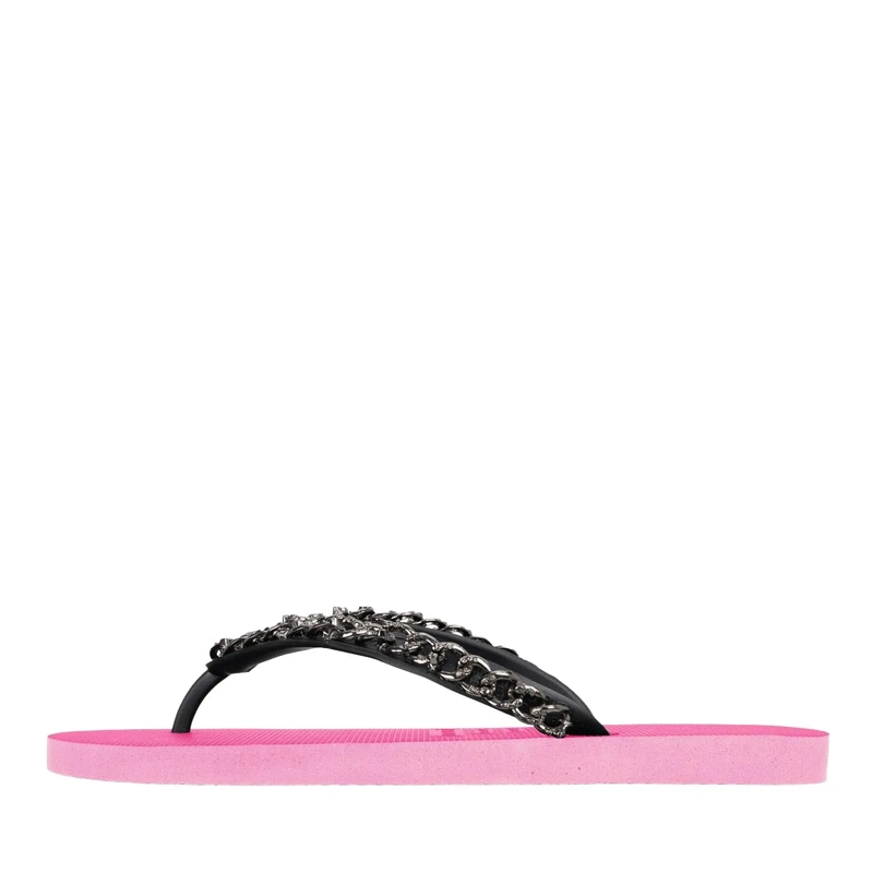 UZURII Flip Flops Zehentrenner Silver Large pink