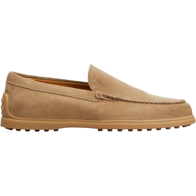 Tod's Loafer Flat Shoes Tabacco Chiaro beige
