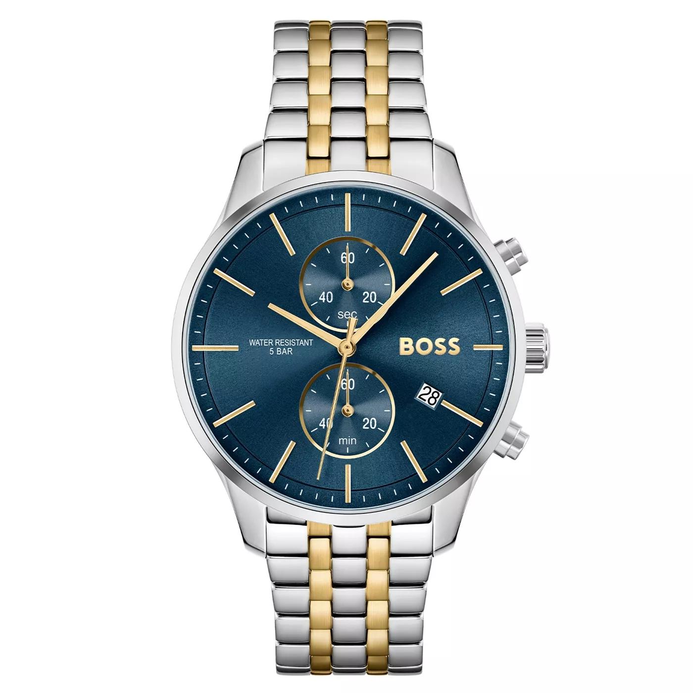 Hugo Hugo Boss BOSS Associate Chronograaf Herrenuhr HB1 Silber farbend ...