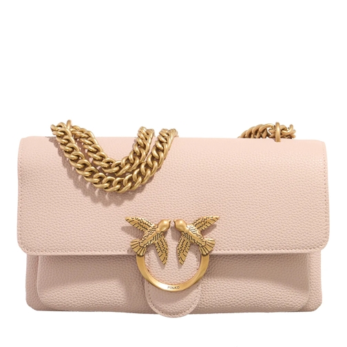 PINKO Crossbody Bag Love Soft Mini Cipria-Antique Gold