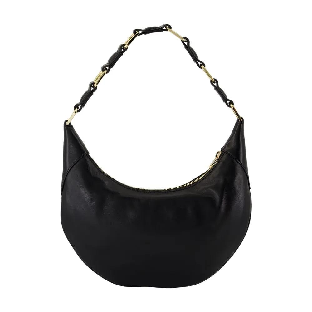 Anine Bing Hobo bags Kate Hobo Bag Leather Black in zwart
