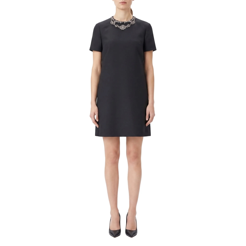 Valentino Garavani Minikleid Minikleid aus Schurwolle & Seide schwarz(Image 2)