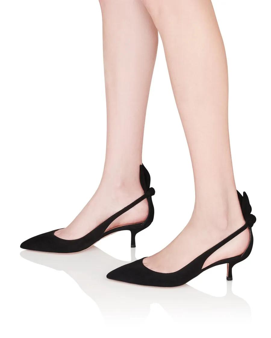 Thumbnail - Aquazzura Hohe Schuhe - Bow Tie Pump 50 - Gr. 40 (EU) - in Schwarz - für Damen