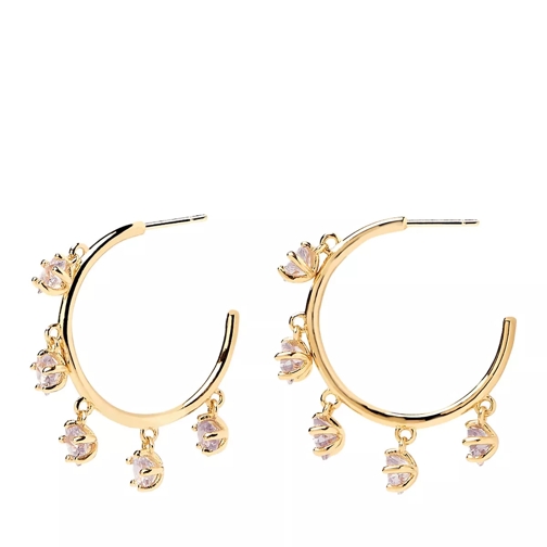 PDPAOLA Halley Earring Yellow Gold Créole