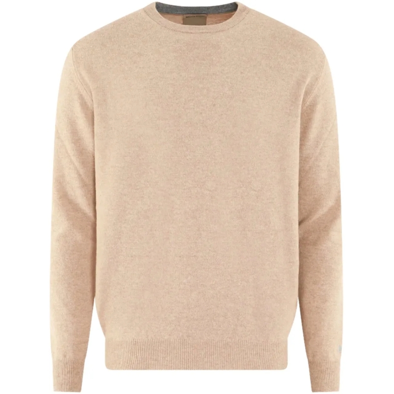 Woolrich  Heren Lambswool Crewneck beige