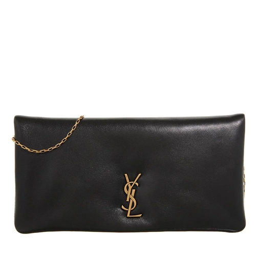 Saint Laurent Schoudertas Calypso Mini Bag Black