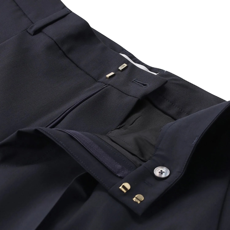 Pt Torino Freizeithose Wide Leg Stoffhose Lola dunkelblau(Image 3)