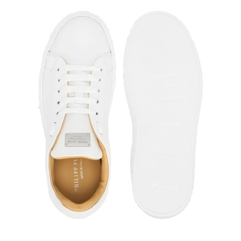 Philipp Plein Low-Top-Sneaker Low-Top Turnschuhe weiss(Image 4)