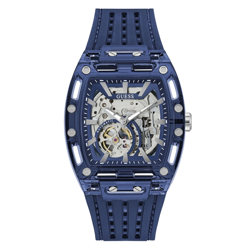 Guess Quarzuhr Quarz-Analoguhr Phoenix blau
