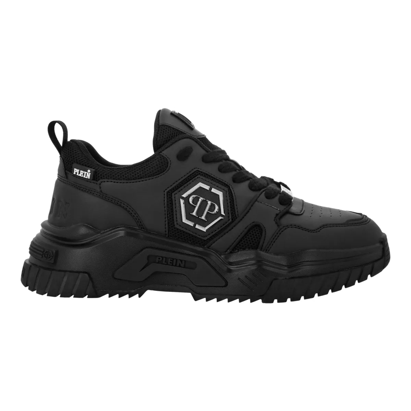 Philipp Plein Low-Top-Sneaker Lo-Top Turnschuhe Hexagon schwarz(Image 3)